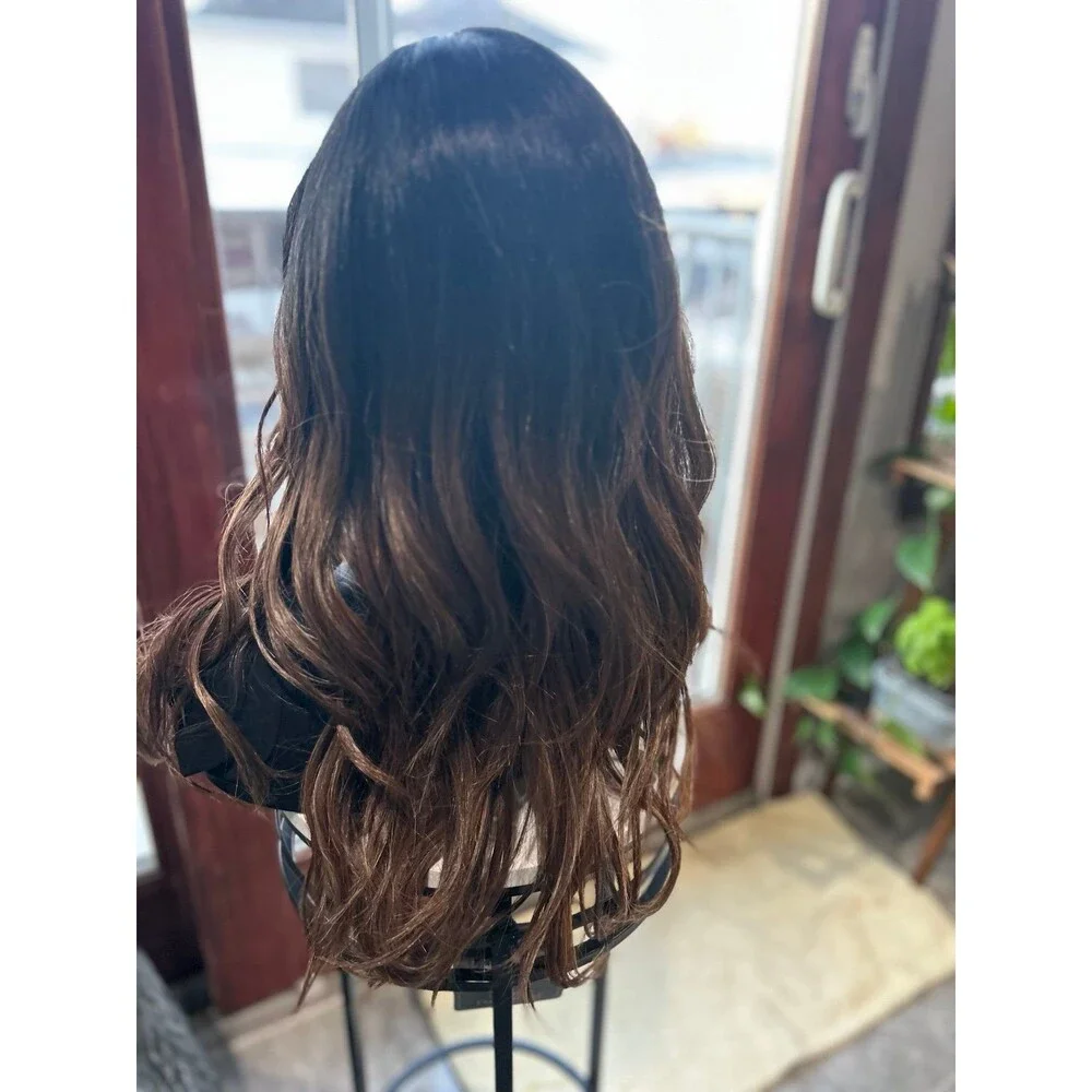 Belle Tress “Peerless 22” wig in color Cinnamon Ginger Balayage New - Picture 5 of 8